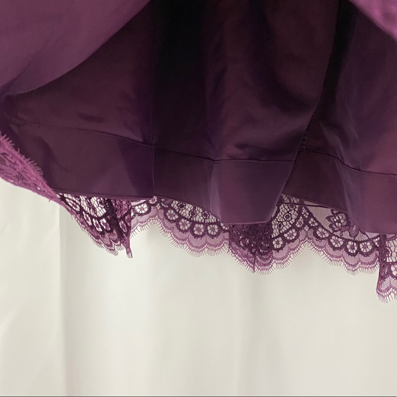 Alice + Olivia Perkins Pouf Purple Lace Skirt - Picture 7 of 8